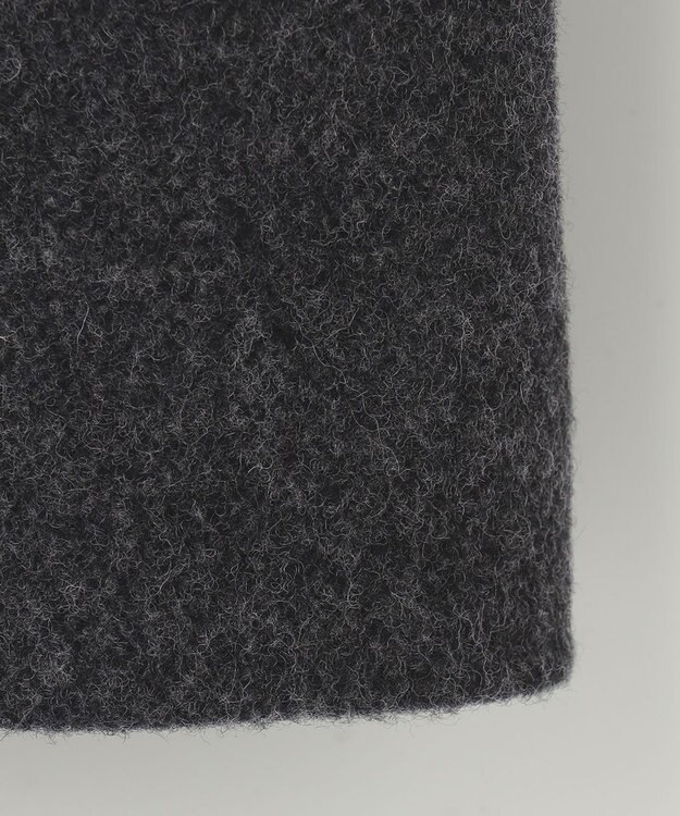 J.PRESS LADIES L ショートビーバー スタンドカラー コート グレー系