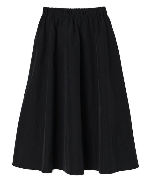 Green Parks ・ＥＬＥＮＣＡＲＥ　ＤＵＥ　タフタフレアスカート Black