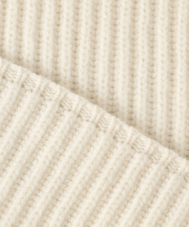 JOSEPH 【FOUNDATIONS】【AW23】カーディガンステッチ　ハイネックニット Ivory