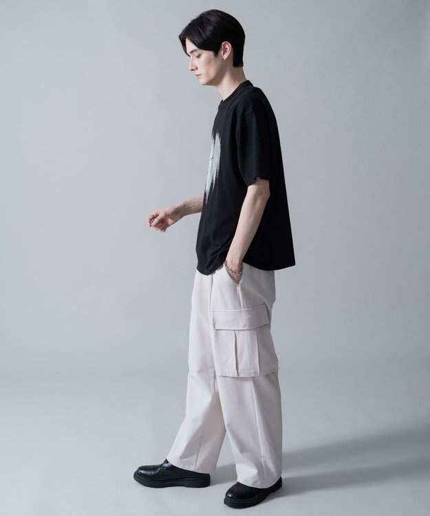 WEGO シルバープリントT（SS） ブラック