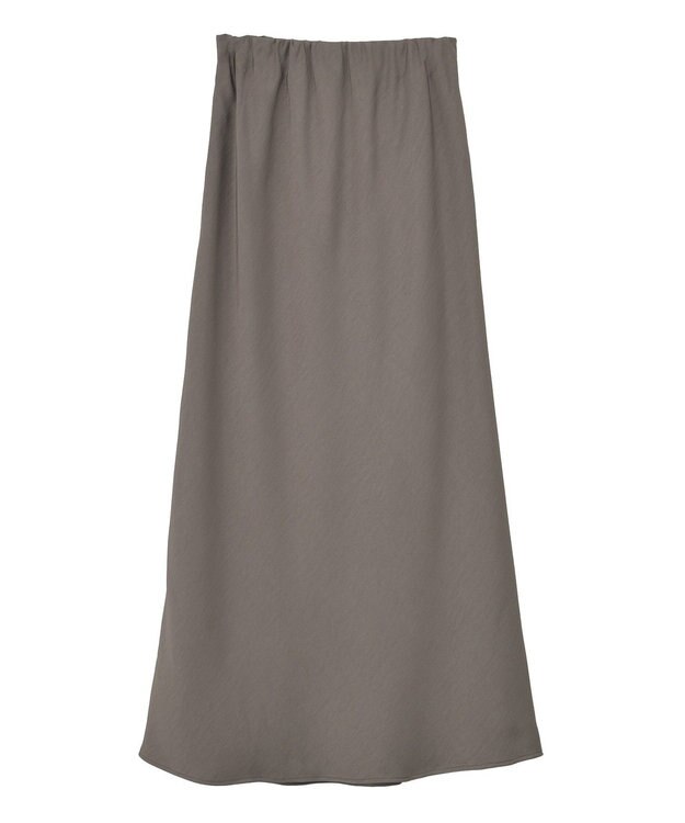 YECCA VECCA サテンフレアスカート Brown