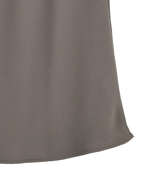 YECCA VECCA サテンフレアスカート Brown