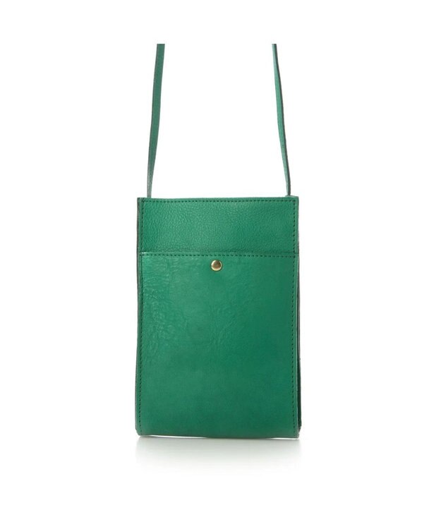 UNBILLION ペルケ perche / イントレチャート姫路レザーショルダー グリーン