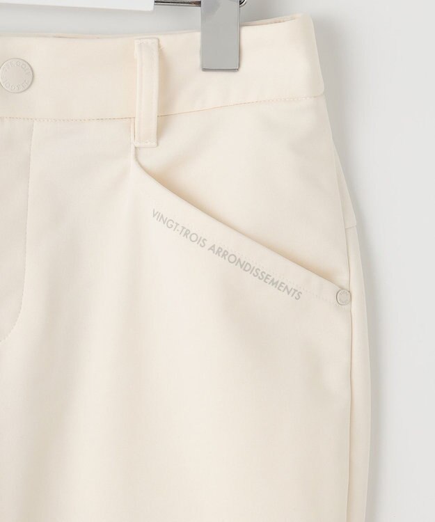 23区GOLF 冬ゴルフの強い味方【WOMEN】【撥水・ストレッチ】エアシャットボンディング パンツ ホワイト系