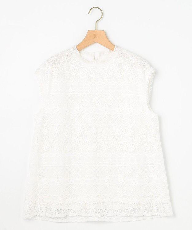 組曲 ラッセルレース ブラウス アイボリー系