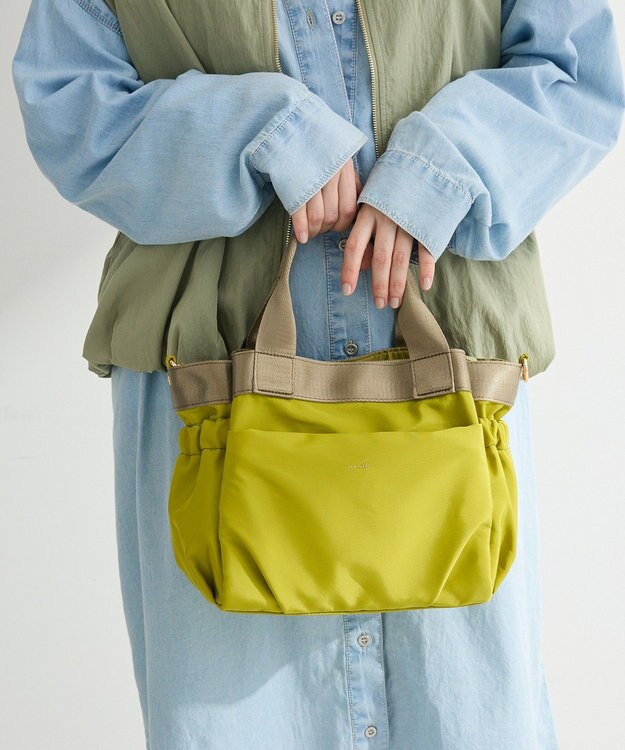 Green Parks ａｎｄｍｉｋｋａ．２ＷＡＹベルトトートバッグ #N/A