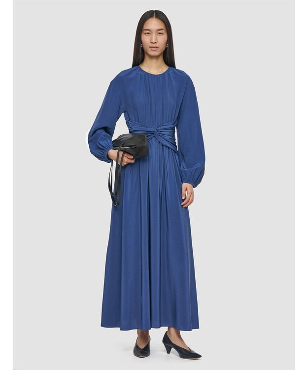 JOSEPH CDC ノットディティール　ロングドレス Harbour