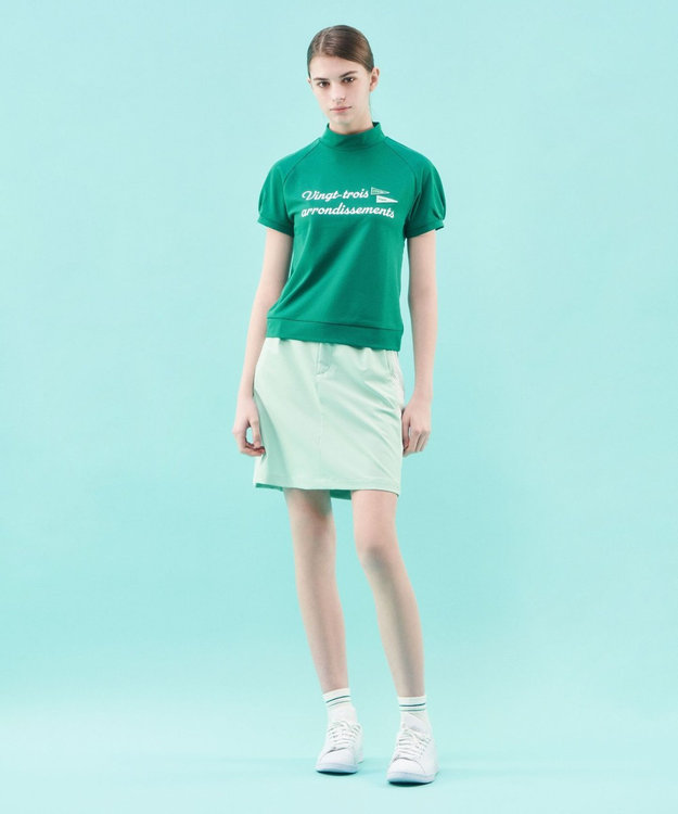 WOMEN】【吸水速乾/UVカット】メッシュモックネックプルオーバー / 23