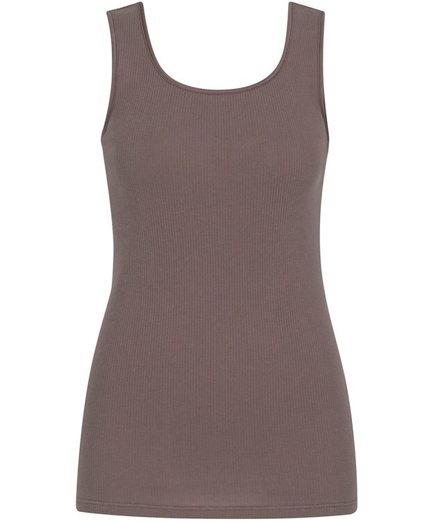Wing インナー オーガニックコットン100％(身生地) ブラがひびきにくい 【綿の贅沢 オーガニック リブタイプ】 ノースリーブ タンクトップ EL1161 ウイング／ワコール