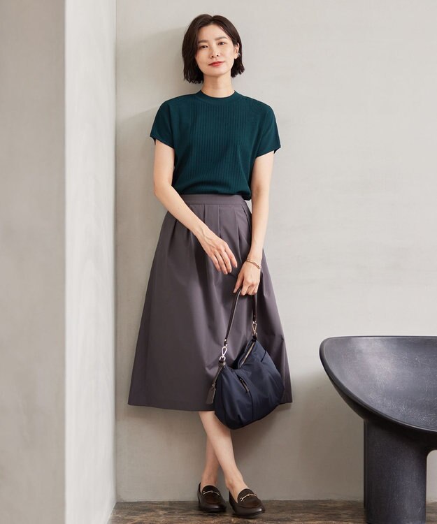 J.PRESS LADIES 【WEB限定カラーあり・2way】 ナイロン ショルダー バッグ ネイビー系