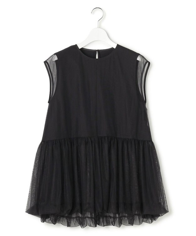 23区 【GOLD LABEL】チュールレイヤードジャージー カットソー