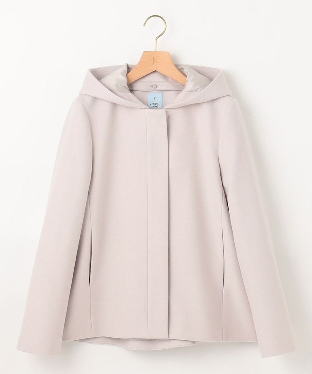 組曲 L ウールモッサ ショートコート ライトグレー系