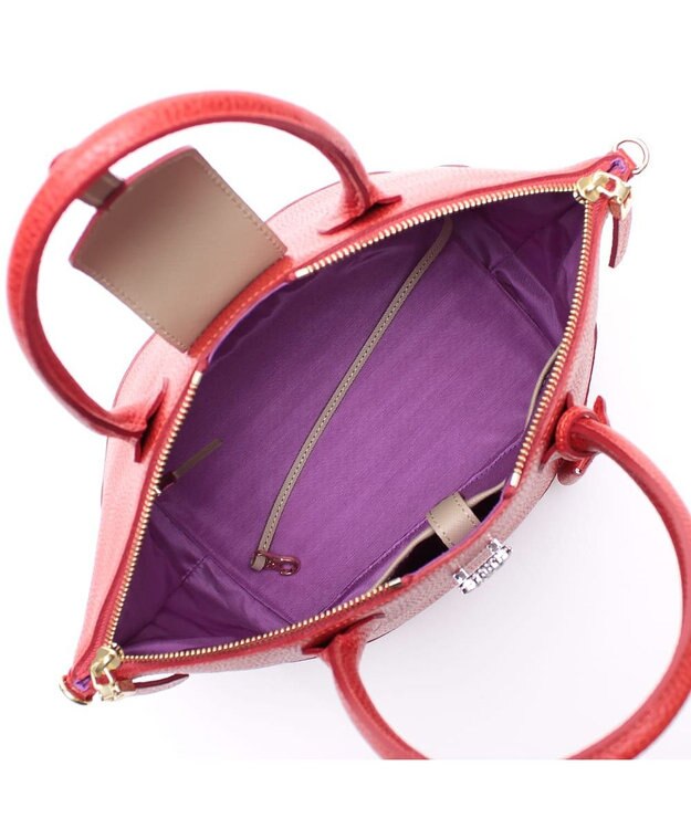 A.D.M.J. 【牛革】ノーブルファスナートート25cm(Dカン＋) CORALLO