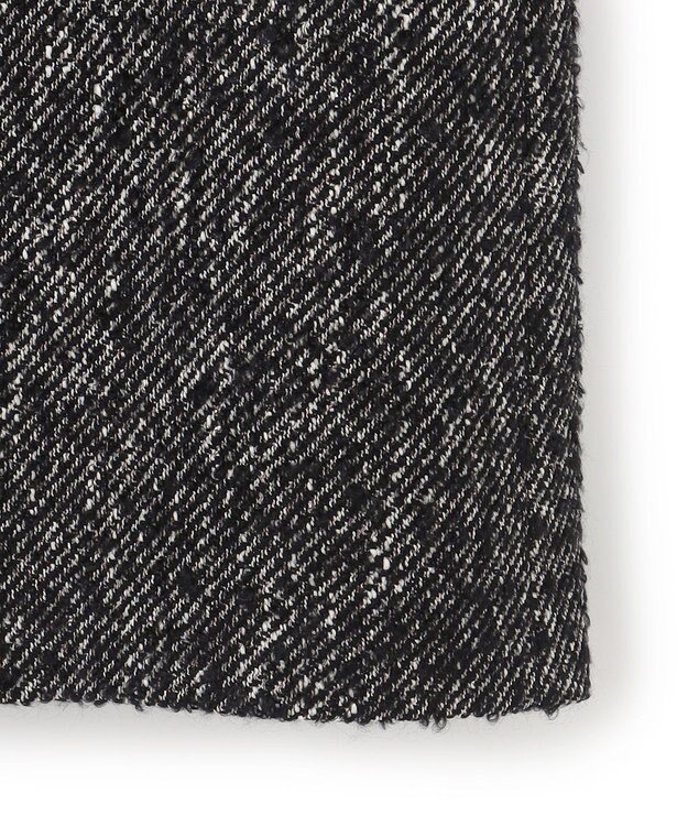 JOSEPH HOMME 【HIGH GRADE LINE】ファンシーループツイード　ダブルブレストコート ブラック系5