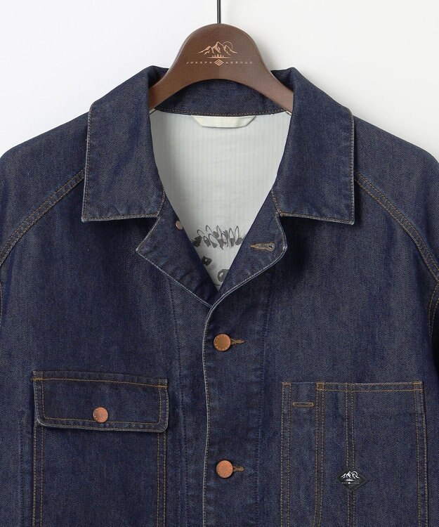 JOSEPH ABBOUD MOUNTAIN 【軽量/テーム・ヤルヴィコラボ】INDIGO×CORDURA デニム ジャケット ネイビー系