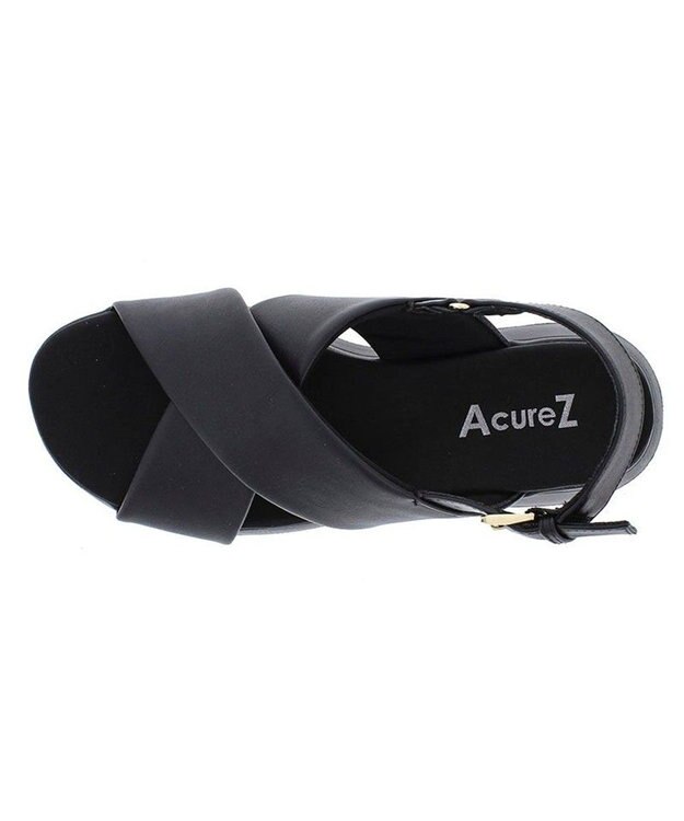 AcureZ オトナのスポサン クロスベルトデザイン「軽×ラクサンダル」 ブラック