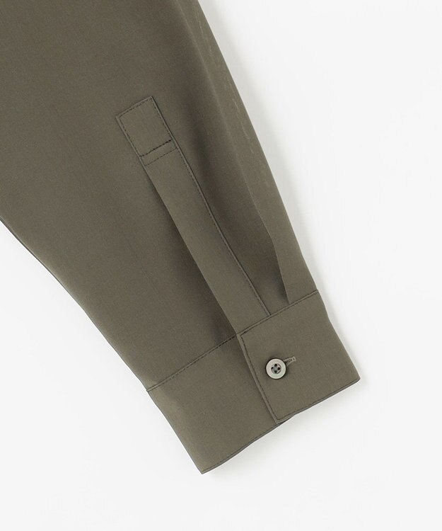 J.PRESS LADIES S RELAXION Sheer ボイル ブラウス カーキ系