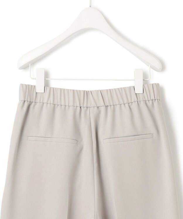 ICB 【WEB限定カラーあり】FluidBackSatin ワイドクロップドパンツ トープ系［WEB限定］