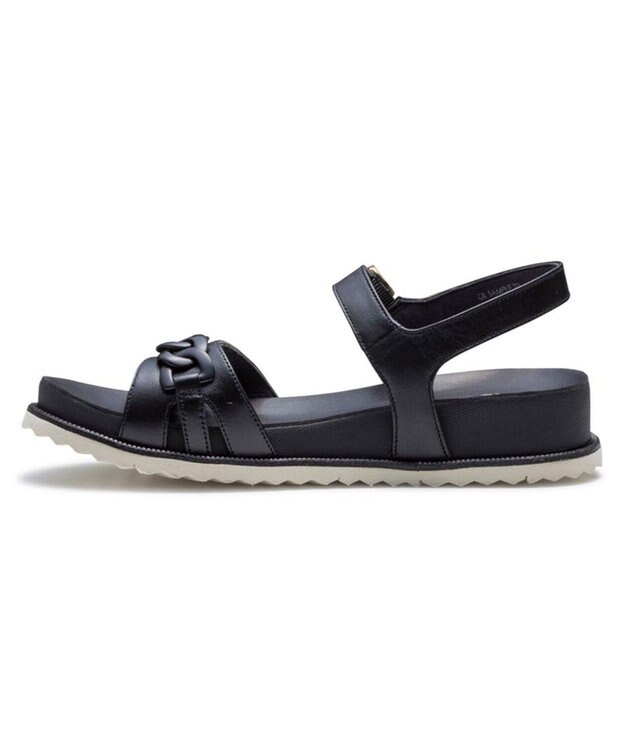 REGAL FOOT COMMUNITY 【リーガルレディース】F45R フットベッドサンダル サンダル ブラック