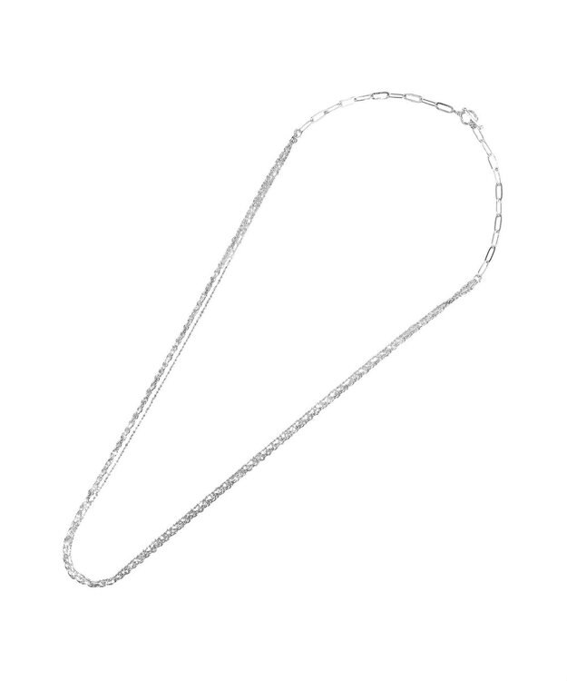 AMERICAN HOLIC 2WAYチェーンMIXネックレス Silver