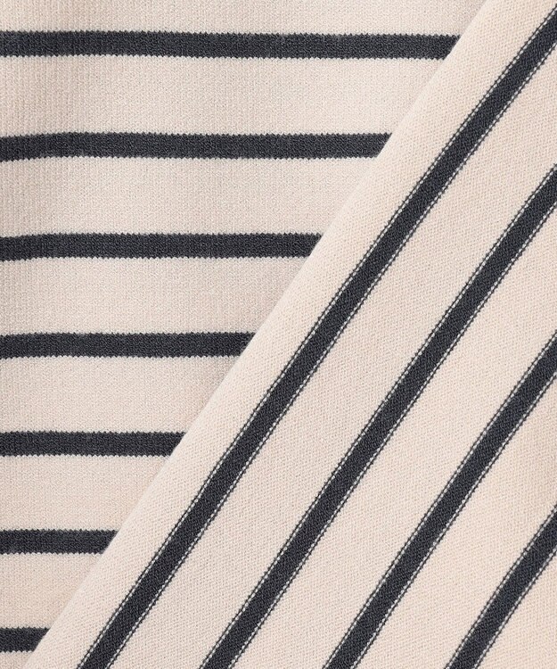 J.PRESS LADIES L 【ご好評につき新色追加！・WEB限定カラーあり・洗える】PRINCE タートルネック ニット ベージュ×スレート系