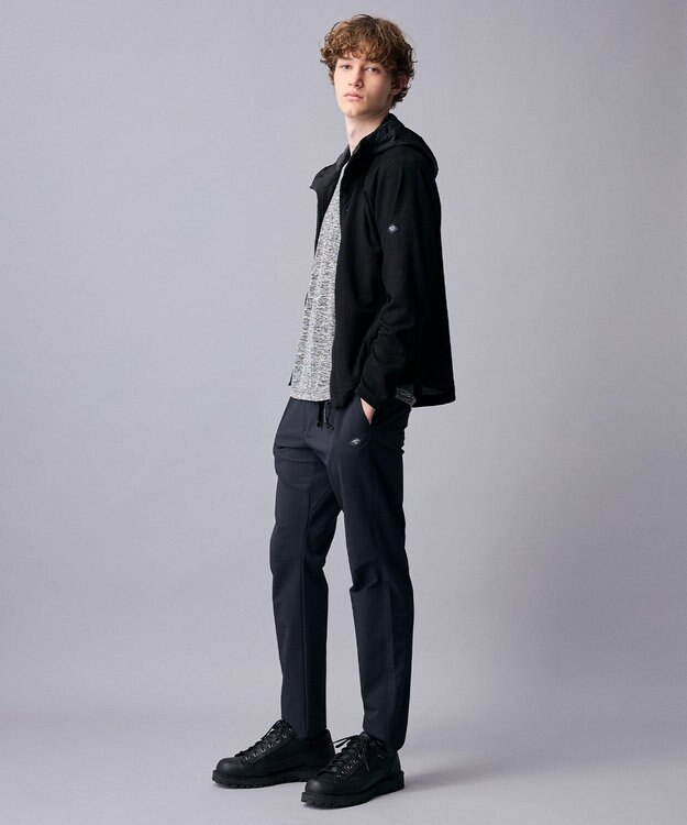 JOSEPH ABBOUD MOUNTAIN 【ゆったり】ランダムスラブリップ アウトドア Tシャツ グレー系