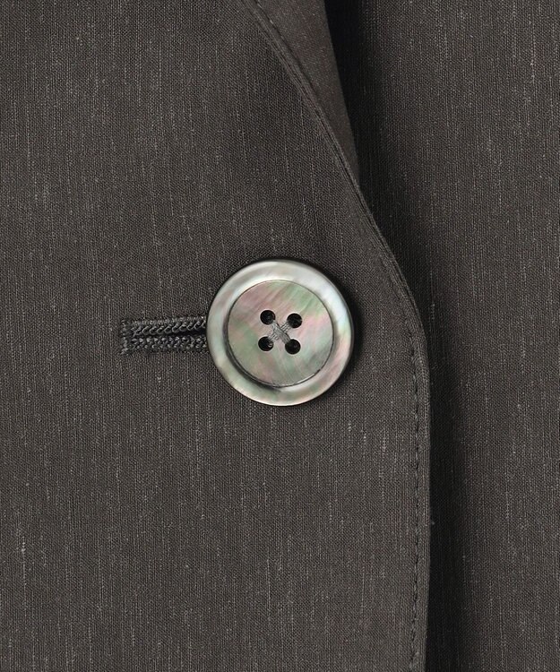 J.PRESS LADIES L 【セットアップ対応】セルロースリネンストレッチ テーラード ジャケット スレート系