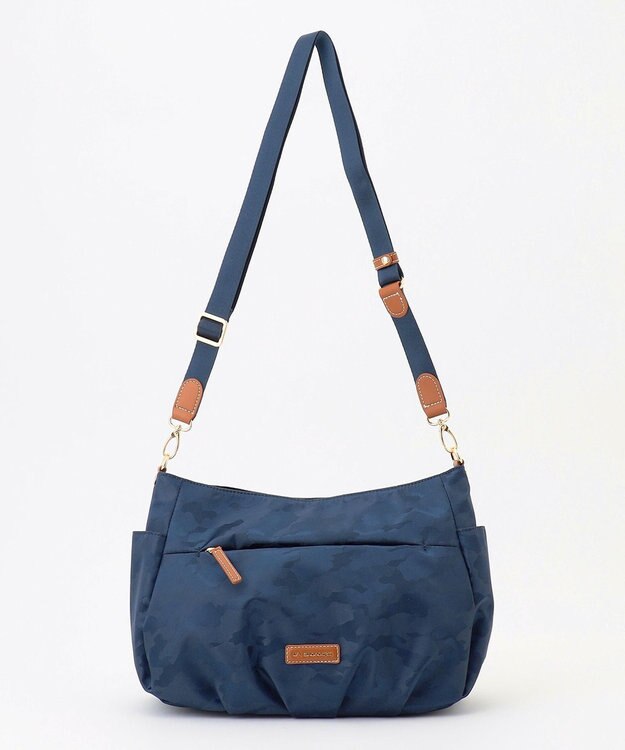 LA BAGAGERIE シャドージャカード 2WAYショルダーバッグ ネイビー