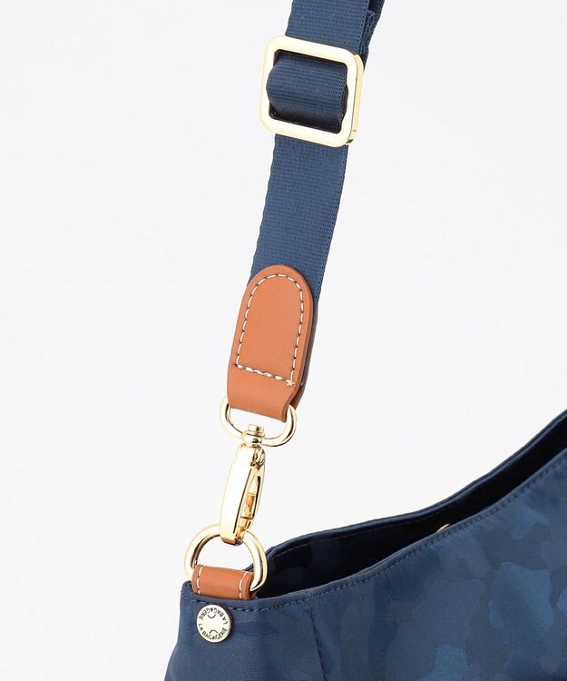 LA BAGAGERIE シャドージャカード 2WAYショルダーバッグ ネイビー