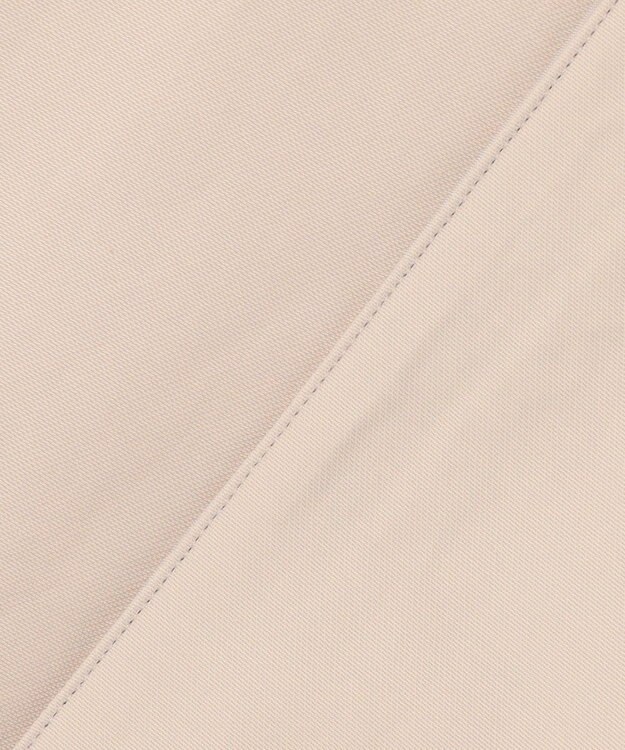 J.PRESS LADIES S 【2way】VINAジェットオックス ノーカラー コート グレージュ系