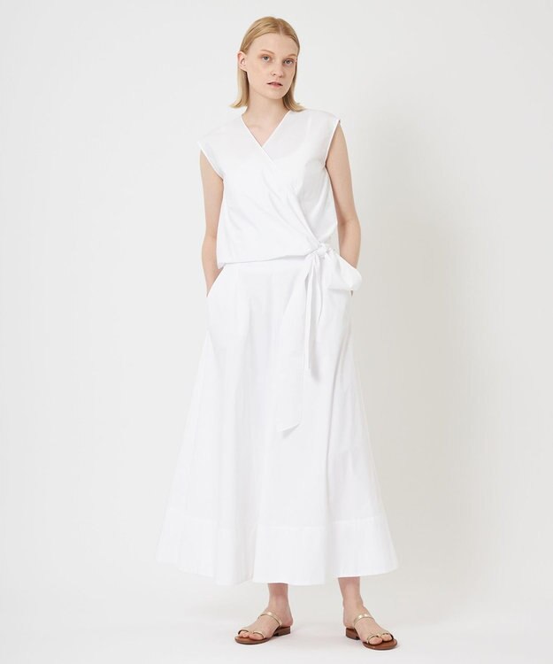 BEIGE， HYDRANGEA / ロングスカート White