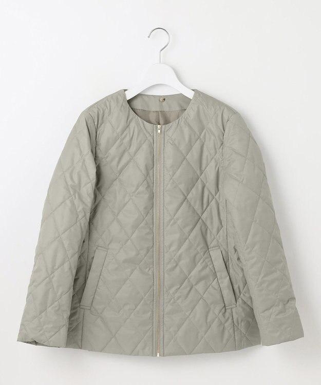 J.PRESS LADIES L 【洗える】スパンライクナイロンタッサー フーデット コート キャメル系