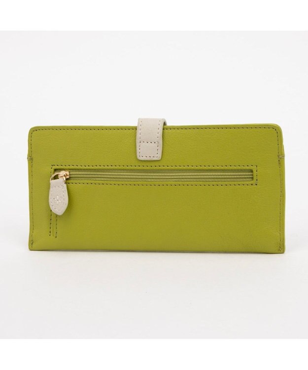 UNBILLION アトランタ ATLANTA / 牛革薄マチロングウォレット グリーン
