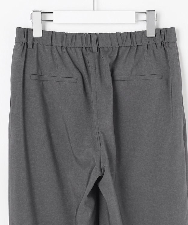 J.PRESS LADIES 【セットアップ対応】ファンマートロストレッチ テーパード パンツ チャコール系