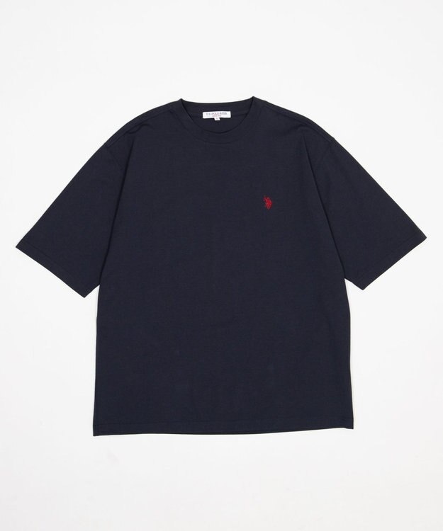 WEGO U.S. POLO ASSN.別注 接触冷感T（SS） ネイビー