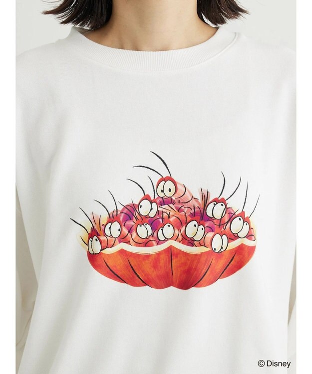 Green Parks Villains／袖アート裏毛プルオーバー Off White