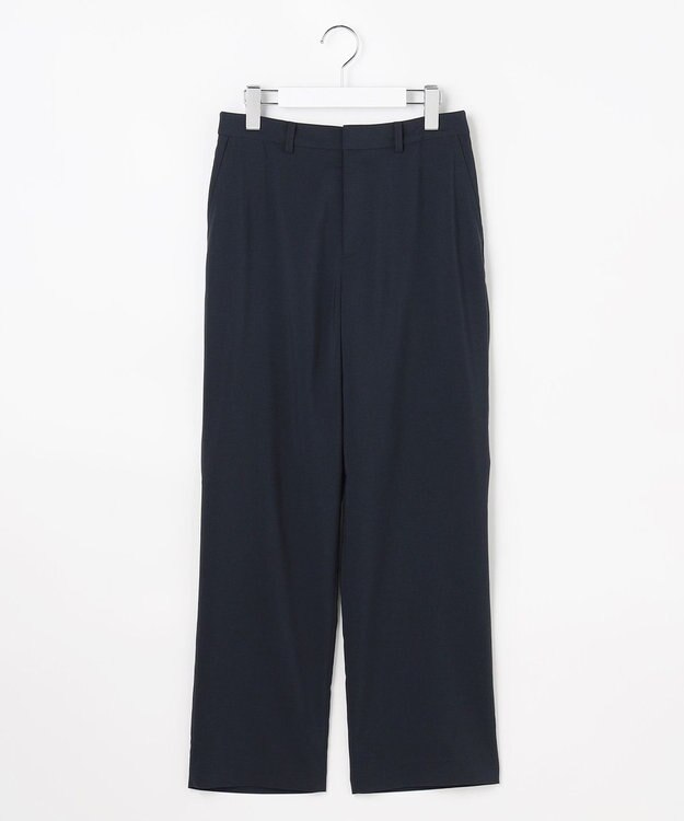 J.PRESS LADIES 【セットアップ対応】ファンマートロストレッチ テーパード パンツ ネイビー系
