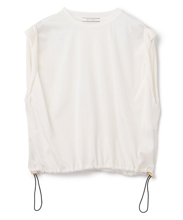 BEIGE， LIONEL / ギャザートップス White