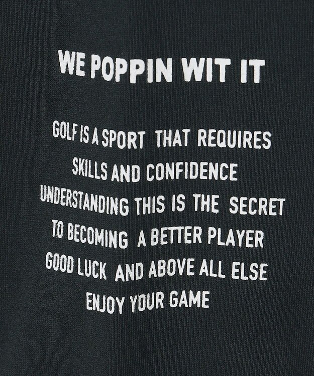 PW CIRCULUS 【MEN】ベーシックロングスリーブモックネック ゴルフ ブラック系