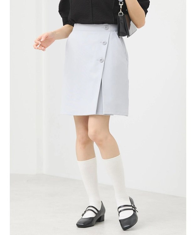 earth music&ecology ミニスカート Gray