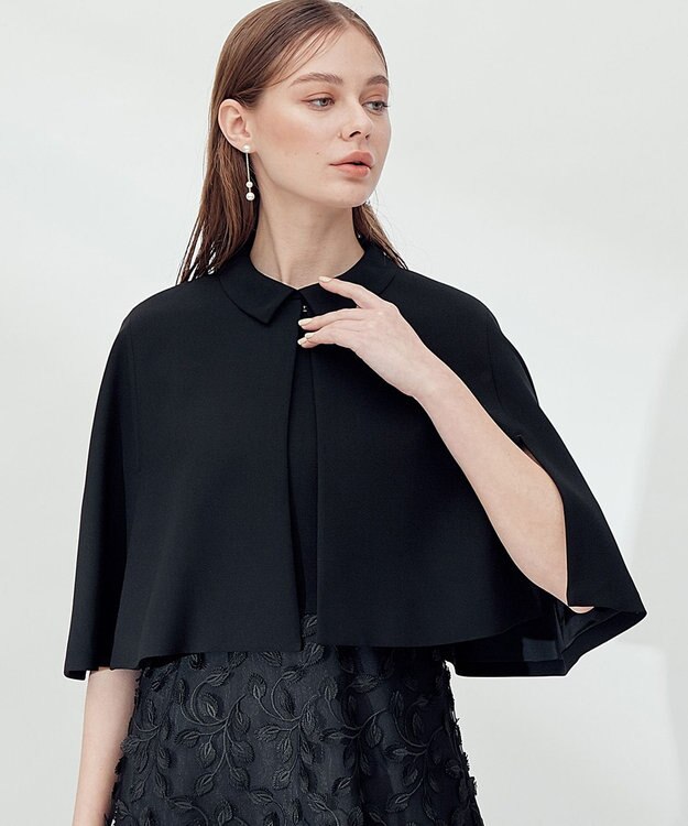 23区 L 【APPLAUDIR】バックサテンストレッチ ジャケット ブラック系