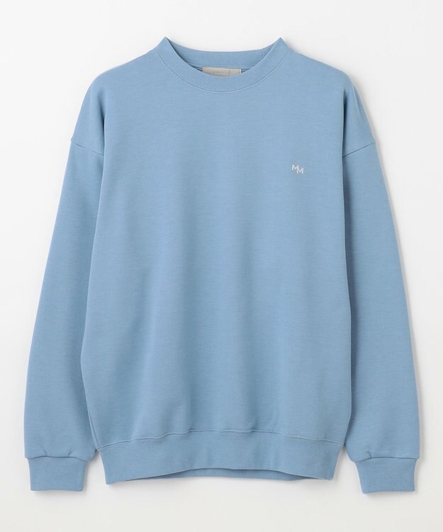 UNFILO MENS 【男女兼用】グラフィックプリント スウェットTEE [24年秋冬商品] ブルー(バックプリント)