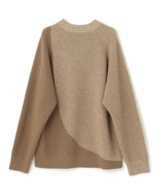 JOSEPH HOMME TWISTED COTTON CASHMERE KNIT キャメル系3