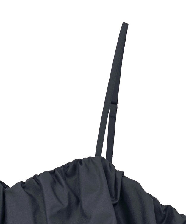 Green Parks ・ＳＵＧＡＲ　ＳＰＯＯＮ　レザーライクティアードキャミ Navy