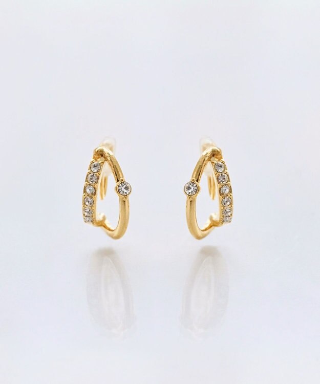 Phoebe <数量限定set>【痛くないシリーズ】　ネックレス&イヤリング ゴールド