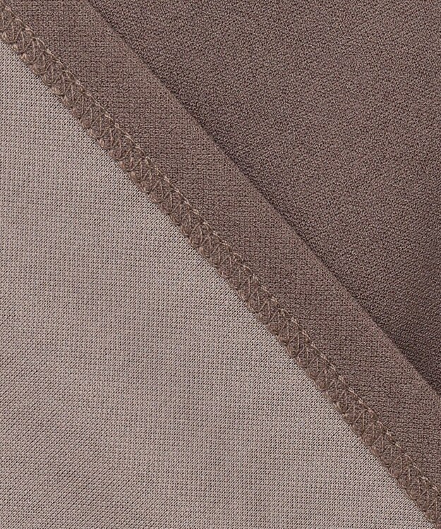 ANY SIS S 【前後着用・UVケア・洗える】2WAYジョーゼットジャージードルマン カットソー モカ