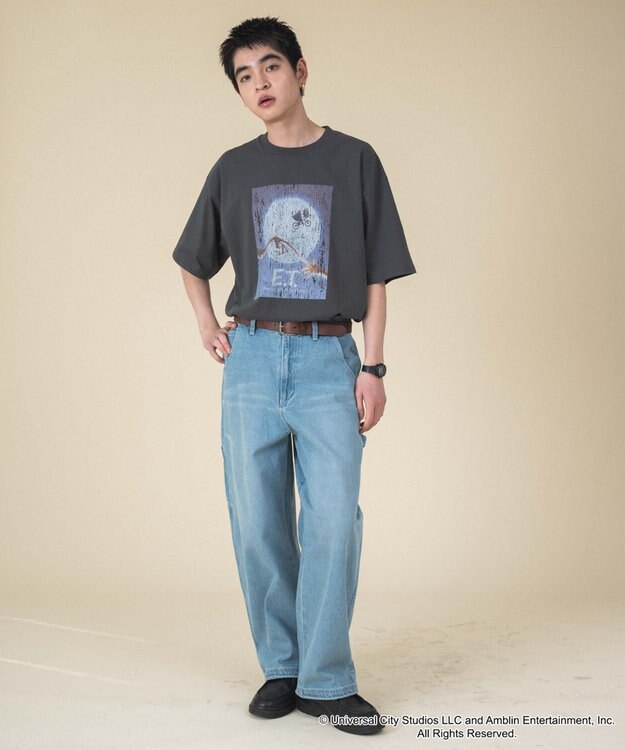 WEGO 【新柄追加/E.T/ユニセックス着用ITEM/SMLサイズ展開】E．T．グラフィックT（S） 柄2