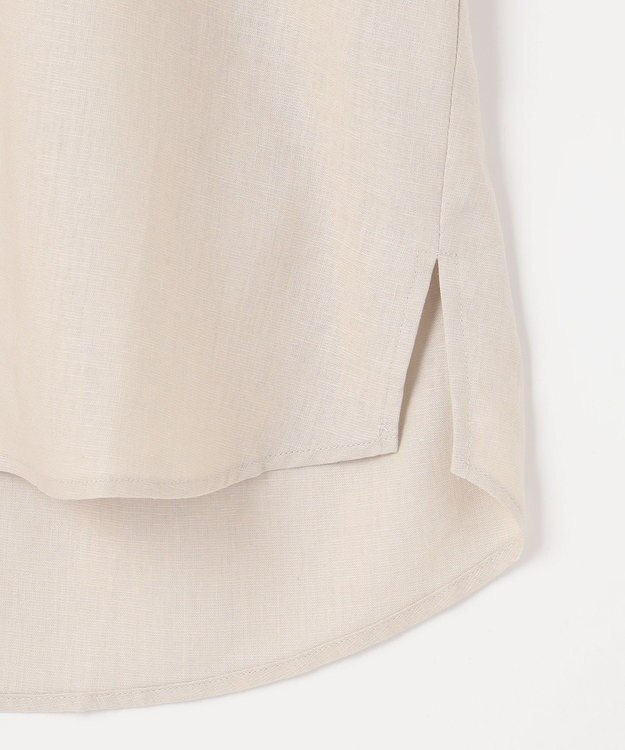 ANY 【洗濯機可能】ライトリネンクロス　チュニック サンドベージュ