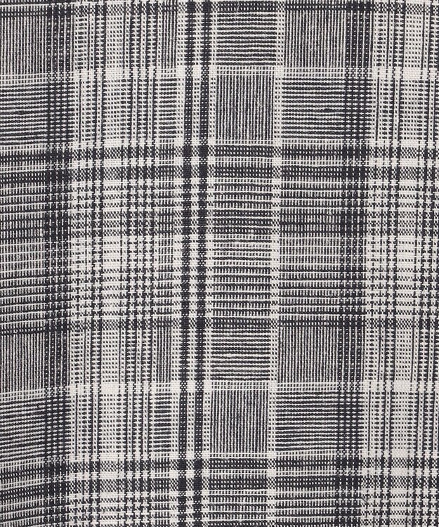 ANY 【洗濯機可能】ライトリネンクロス　チュニック グレンチェック