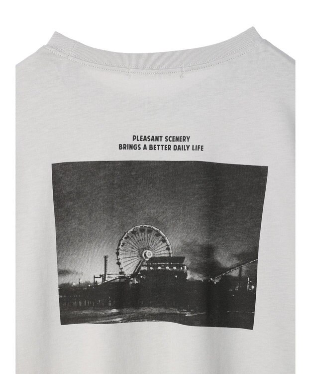 Green Parks バックフォトボックスＴシャツ Off White
